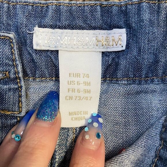 𝅺H&M | Baby Blue Jean Overalls - Picture 4 of 4